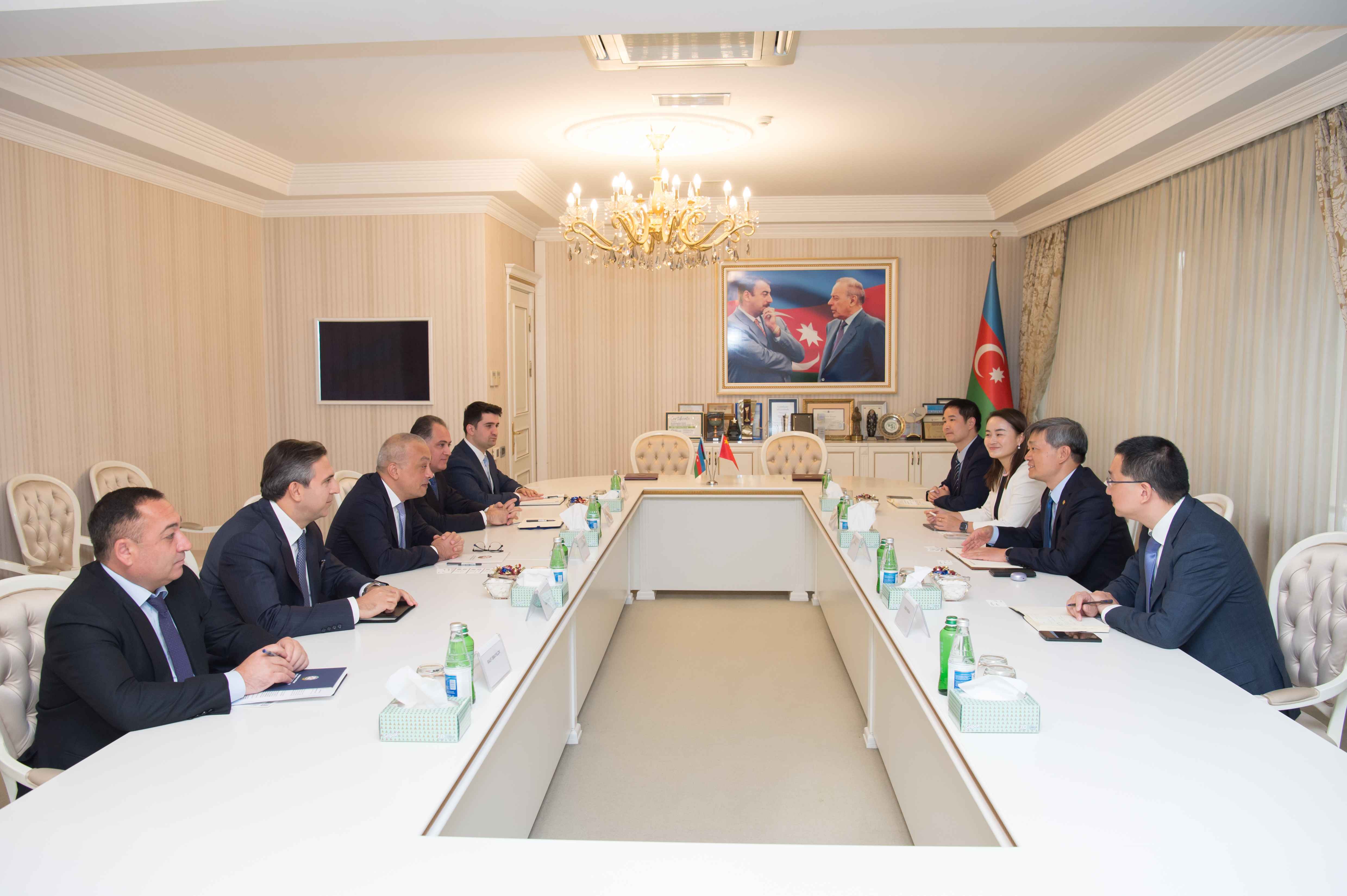 ADSEA-nın sədri “Energy China International” şirkətinin nümayəndə heyəti ilə görüş keçirib