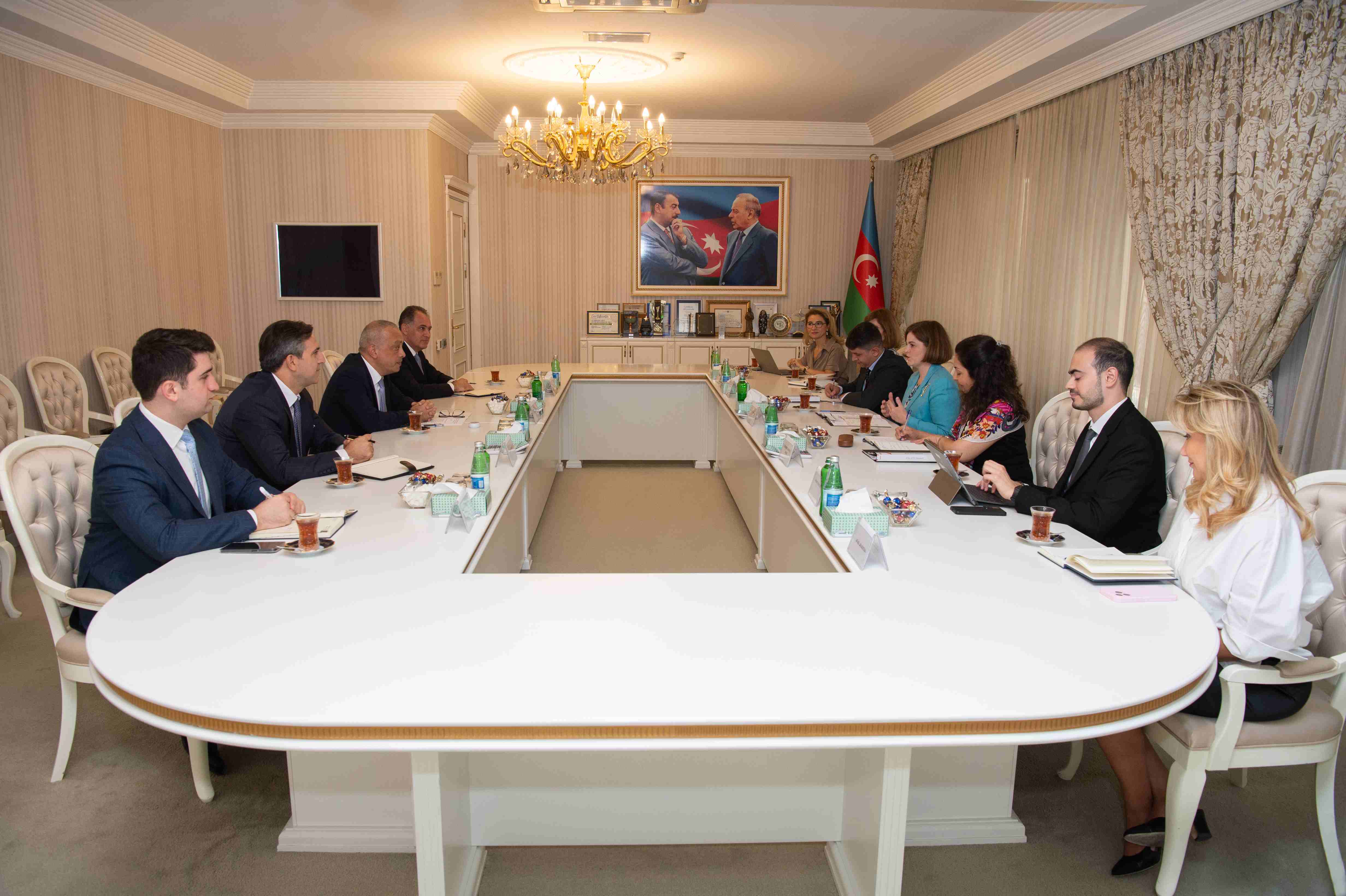 Azərbaycan Dövlət Su Ehtiyatları Agentliyində Asiya İnkişaf Bankının nümayəndələri ilə görüş keçirilib