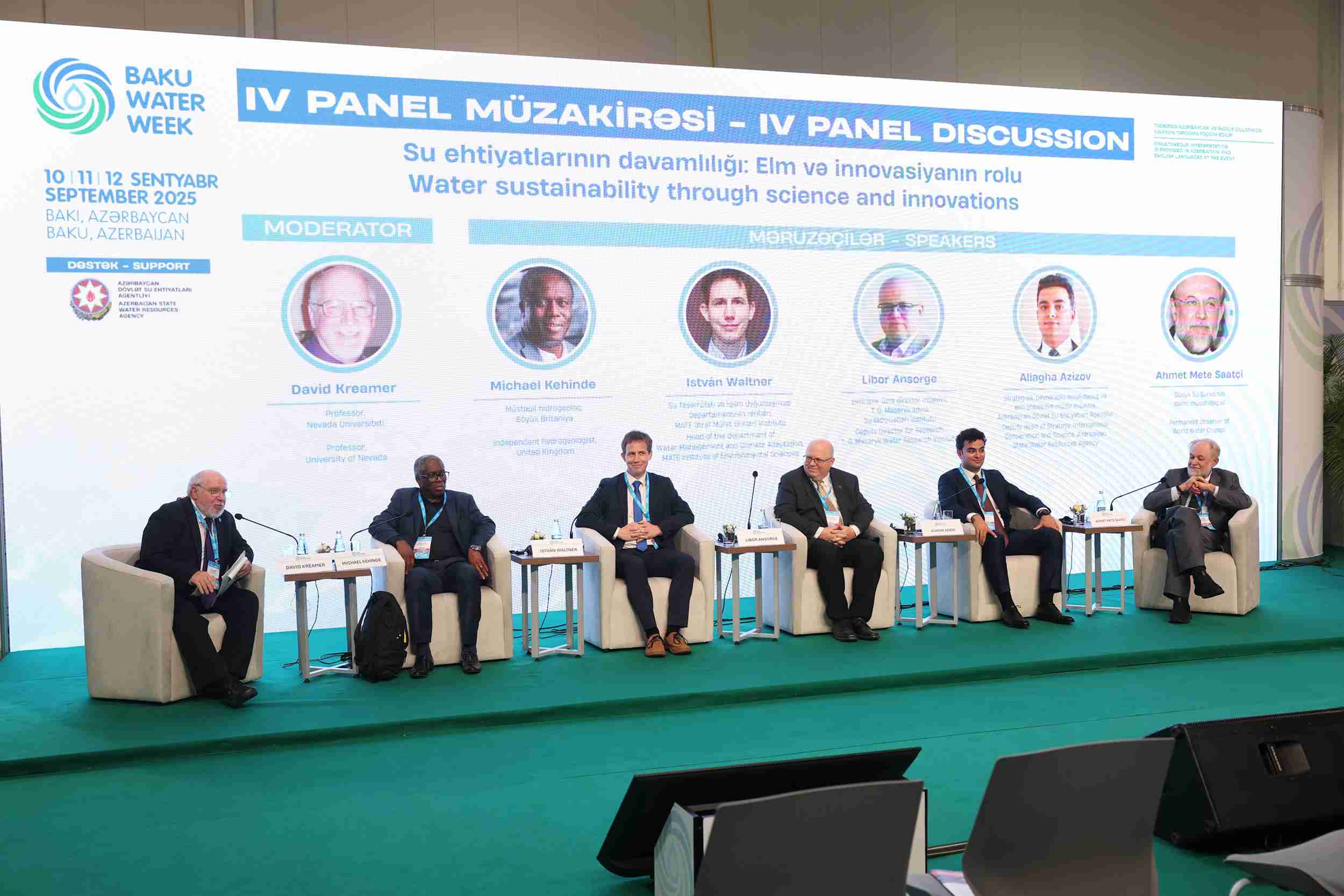 “Bakı Su Həftəsi” çərçivəsində IV panel müzakirəsi keçirilib