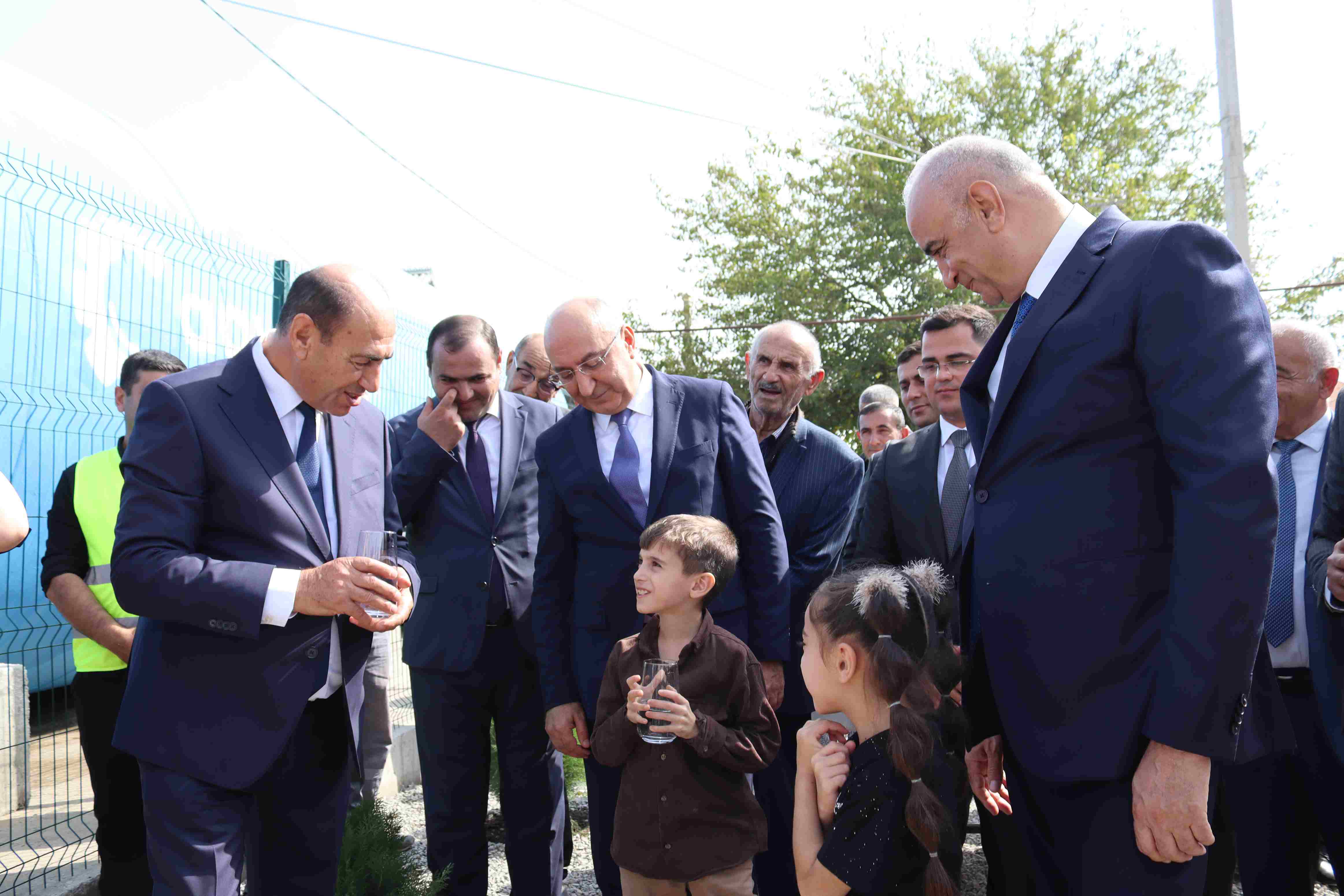 Bərdənin Güloğlular kəndində 712 fərdi yaşayış evi içməli su ilə təmin olunub